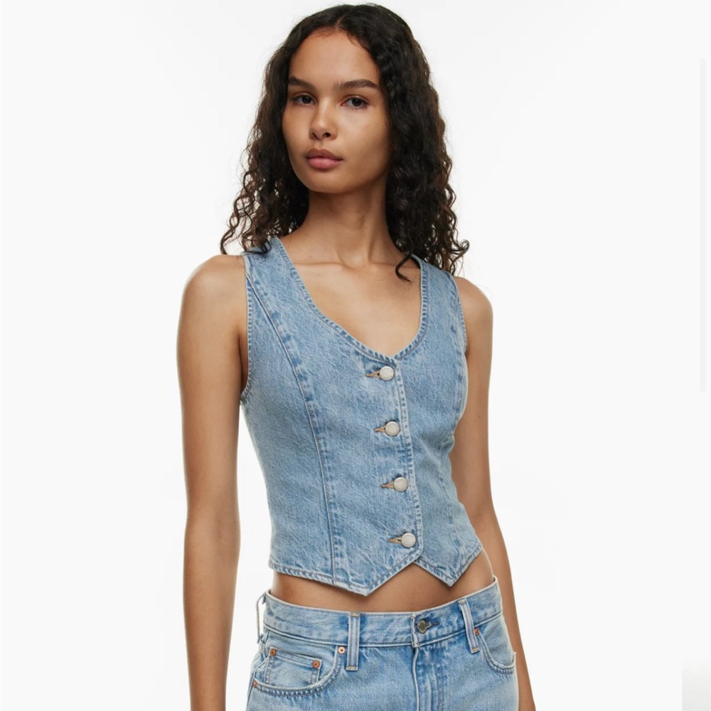 Aritzia Denim Forum vest
